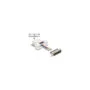 Delock D-Sub 25 Pin Stecker zu RJ12 Buchse Montagesatz weiß