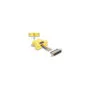 Delock D-Sub 25 Pin Stecker zu RJ45 Buchse Montagesatz gelb