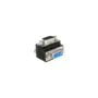 Delock D-Sub 9 Pin Stecker to Buchse 90° gewinkelt Mutter und Schraube tauschbar