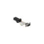 Delock D-Sub 9 Pin Stecker zu RJ45 Buchse Montagesatz schwarz
