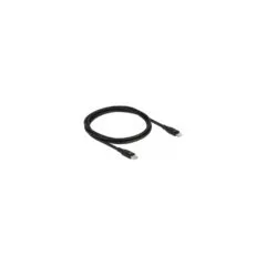 Delock Daten- und Ladekabel USB Type-CTM zu LightningTM für iPhoneTM. iPadTM und iPodTM schwarz 1 m MFi