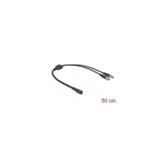 Delock DC Verteilerkabel 5.5 x 2.1 mm 1 x Buchse zu 2 x Stecker verschraubbar