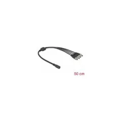 Delock DC Verteilerkabel 5.5 x 2.1 mm 1 x Buchse zu 4 x Stecker verschraubbar