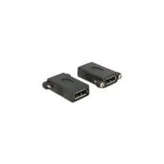 DELOCK DisplayPort 1.1 Female-to-Female Adapter - Black