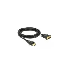 DELOCK DisplayPort 1.2 to DVI 24+1 Passive Cable 3m -
