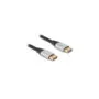 DELOCK DisplayPort Kabel 16K 60 Hz 1m silber Metall