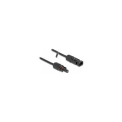 Delock DL4 Solar Kabel 4 mm2 Stecker zu Buchse 5 m schwarz
