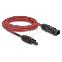 Delock DL4 Solar Kabel 6 mm2 Stecker zu Buchse 3 m rot