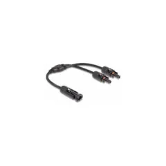 Delock DL4 Solar Splitter Kabel 1 x Stecker zu 2 x Buchse 30 cm schwarz