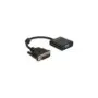 DELOCK DVI 24+1 to VGA Adapter Cable - Black - DVI-I (24+1) to VGA, passive, analog display