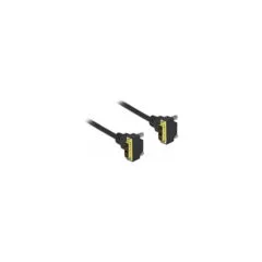 Delock DVI Kabel 18+1 Stecker gewinkelt zu 18+1 Stecker gewinkelt 3 m