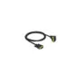 Delock DVI Kabel 24+1 Stecker zu 24+1 Stecker gewinkelt 1 m