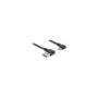 Delock EASY-USB 2.0 Kabel Typ-A Stecker zu EASY-USB Typ Micro-B Stecker gewinkelt links rechts 1 m schwarz