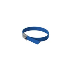 Delock Edelstahlkabelbinder L 200 x B 7.9 mm blau 10 Stück