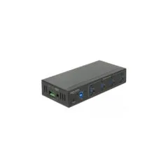 DELOCK External Industrial Hub 4x USB 3.0 Type-A with 15 kV ESD Protection