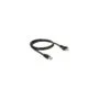 Delock GigE Kamera Kabel RJ45 Stecker zu RJ45 Stecker mit Schrauben Cat.6 S FTP 1 m