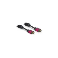 DELOCK HDMI Cable 3.0 m - HDMI Type A Male-to-Male - High Speed, Black