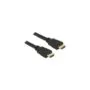 DELOCK HDMI High Speed Cable 0.5 m - Model 84751 - HDMI A to A, Ethernet, 4K (3840x2160), Black