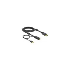 Delock HDMI zu DisplayPort Kabel 4K 30 Hz 3 m