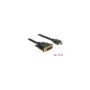 Delock HDMI zu DVI 18+1 Kabel bidirektional 5 m