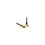 Delock High Speed HDMI Kabel Stecker gerade zu Stecker 90° oben gewinkelt 48 Gbps 8K 60 Hz 1 m