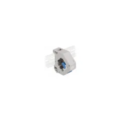 Delock Hutschienenadapter mit Keystone LC Duplex Buchse zu LC Duplex Buchse blau