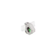 Delock Hutschienenadapter mit Keystone SC Simplex Buchse zu SC Simplex Buchse grün