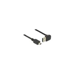Delock Kabel EASY-USB 2.0 Typ-A Stecker gewinkelt oben unten to USB 2.0 Typ Mini-B Stecker 0.5 m