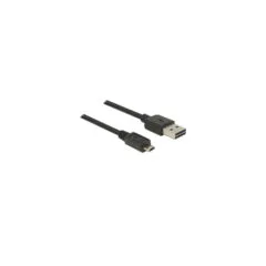 Delock Kabel EASY-USB 2.0 Typ-A Stecker to EASY-USB 2.0 Typ Micro-B Stecker 3 m schwarz