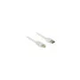 Delock Kabel EASY-USB 2.0 Typ-A Stecker to USB 2.0 Typ-B Stecker 2 m weiß