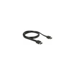 Delock Kabel eSATA 3 Gb s Buchse to eSATA Buchse 1 m schwarz