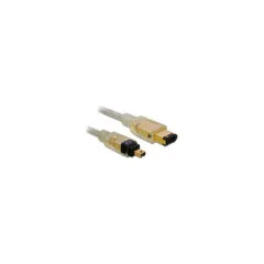 Delock Kabel FireWire 6 Pin Stecker to 4 Pin Stecker 2 m