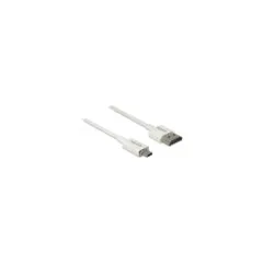 Delock Kabel High Speed HDMI mit Ethernet - HDMI-A Stecker to HDMI Micro-D Stecker 3D 4K 2 m Slim High Quality
