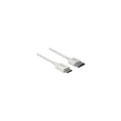 Delock Kabel High Speed HDMI mit Ethernet - HDMI-A Stecker to HDMI Mini-C Stecker 3D 4K 1.5 m Slim High Quality