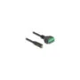Delock Kabel Klinkenstecker 3.5 mm 4 Pin zu Terminalblock Adapter 20 cm