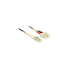 Delock Kabel Lichtwellenleiter LC zu SC Multimode OM4 0.5 m