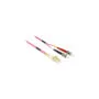 Delock Kabel Lichtwellenleiter LC zu ST Multimode OM4 0.5 m