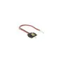 DeLock Kabel Power 2 Pin Buchse to 1 x SATA 15 Pin Buchse (5 V) Metallclip 20 cm
