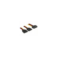 Delock Kabel Power SATA 15 Pin to 2 x SATA HDD - gerade
