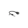 Delock Kabel RJ45 Buchse zu Pfostenbuchse 2.00 mm 8 Pin Cat.5e 23 cm schwarz