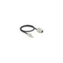 Delock Kabel RJ45 Stecker feldkonfektionierbar zu Keystone Modul RJ45 Buchse Cat.6A 50 cm