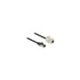 Delock Kabel RJ45 Stecker zu Keystone Modul RJ45 Buchse Cat.6A 2 m schwarz