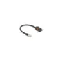 Delock Kabel RJ45 Stecker zu RJ45 Buchse Cat.6A zum Einbau mit M20 Gewinde und Verschlusskappe IP68 staub- und wasser...