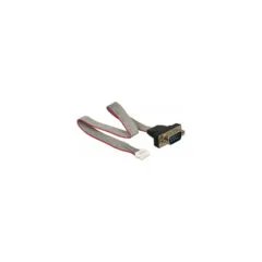 Delock Kabel seriell Pfostenbuchse to 1 x DB9 Stecker 2 mm Pinabstand Belegung: gedreht
