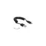 Delock Kabel USB 2.0-A Stecker to USB mini Stecker Spiralkabel
