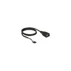 Delock Kabel USB 2.0 Pfostenbuchse zu 1 x USB 2.0 Typ-A Buchse 60 cm