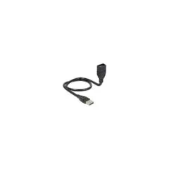 Delock Kabel USB 2.0 Typ-A Stecker to USB 2.0 Typ-A Buchse ShapeCable 0.5 m