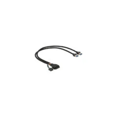 Delock Kabel USB 3.0 Pfostenbuchse + USB 2.0 Pfostenbuchse to 2 x USB 3.0 A Buchse 45 cm
