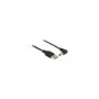 Delock Kabel USB Power to DC 5.5 x 2.1 mm Stecker 90° 1.5 m