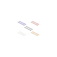 Delock Kabelbinder biegsam L 80 x B 4 mm farbig sortiert Set 10 Stück